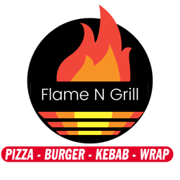 Flame N Grill | Lancing logo.